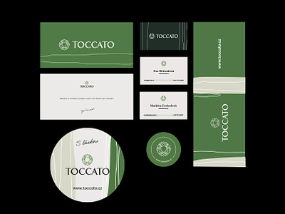 Toccato identity I Tuscany in Czech brand brand identity branding czech czech designer design food brand food logo green palette identity inspiration italy italy brand identity logo print tuscany tuscany logo vine brand identity vine logo visual style