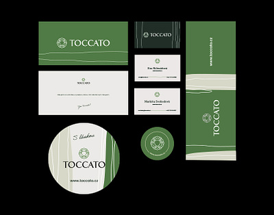 Toccato identity I Tuscany in Czech brand brand identity branding czech czech designer design food brand food logo green palette identity inspiration italy italy brand identity logo print tuscany tuscany logo vine brand identity vine logo visual style