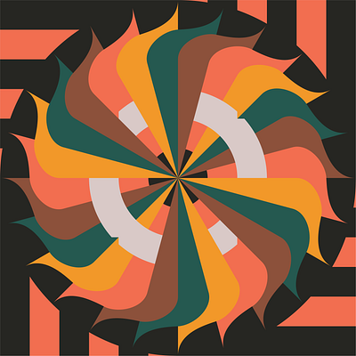 Experiments in Geometric Design #1 adobe circular patterns experimenting geometric graphic design grid based illustrator repeating sawblade skillshare the fun of it