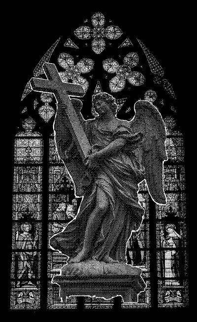 Maiden adobe adobe photoshop bitmap black glass holy pixel stained glass statue white