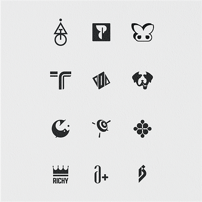 Logos brand identity branding design graphic design illustration logo logo design ui ux vector