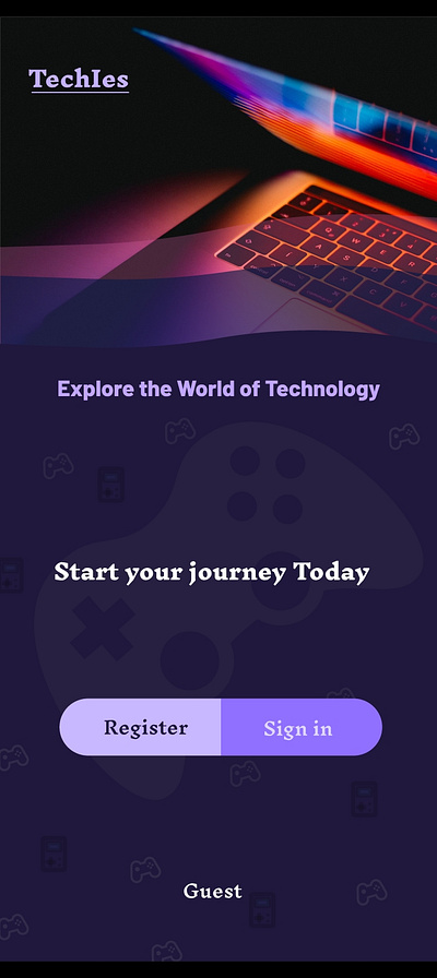 Sign in page for cloud gaming app branding graphic design motion graphics ui