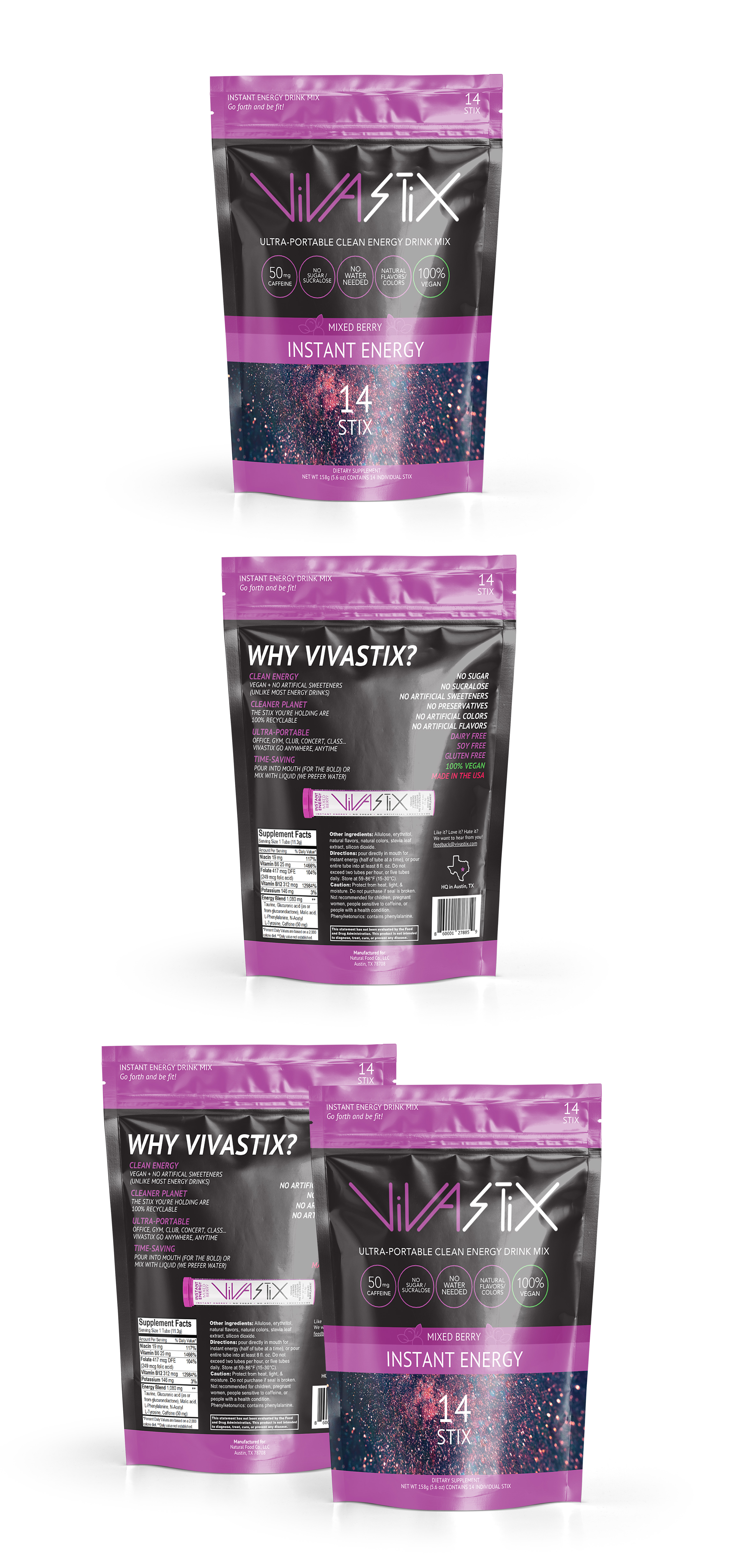 Supplement Powder Packaging Design bottle design branding cbd packaging design food packaging illustration labeldesign mylar bag packaging pouch bag