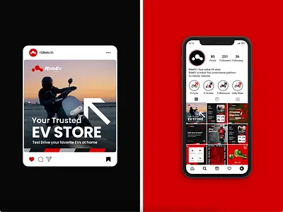 Social Media Branding for RideEV branding social media