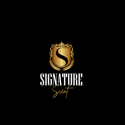 SIGNATURE SCENT LOGO branding design illustration letter s logo logo design minimal modern perfume s signature logo unique vector