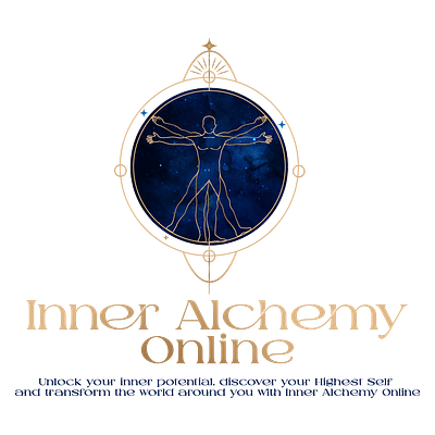 Inner Alchemy Online Logo aclhemy branding chemical davinci design galaxy illustration logo logo design modern signature logo space stylish unique vector