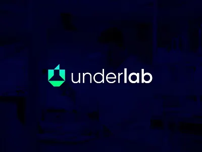 underlab - letter U laboratory logo design branding chemistry health technology lab logo laboratory laboratory equipment logo logo designer modern logo pharmaceutical industry research scientist test tube