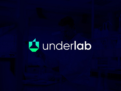 underlab - letter U laboratory logo design branding chemistry health technology lab logo laboratory laboratory equipment logo logo designer modern logo pharmaceutical industry research scientist test tube