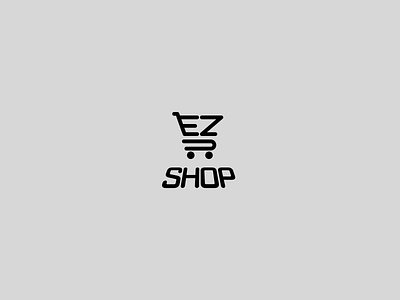 EZ Shop Logo 👕👖 branding design graphic design logo minimal
