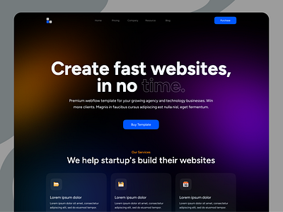 Landing UI dark theme dark ui landing ui web design web design dark web design ui web ui webdesign ui website ui