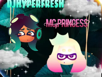 Off the hook art chibi cute design graphic design splatoon