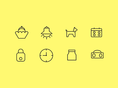 Minimal Icons design flat iconography icons iconset illustration logo minimal svg ui vector