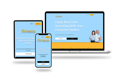 Finteco web page app branding design graphic design typography ui
