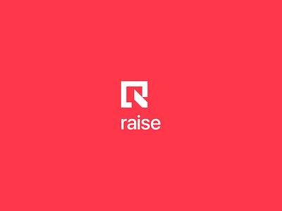 Raise Logo branding design graphic design logo minimal