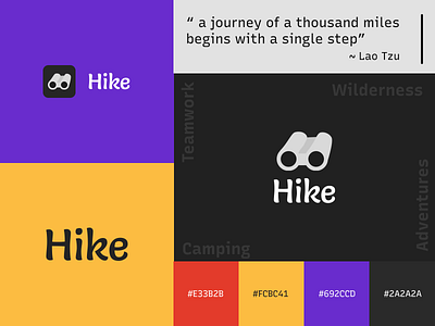 Hike | Trucking App | Logo Design branding design figma graphic design illustration logo typography ui web design weekly warmup