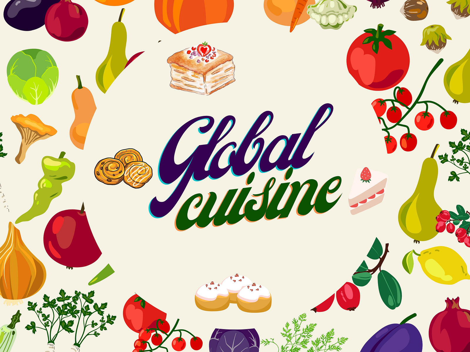 Global Cuisine by Muktadir Farazi on Dribbble