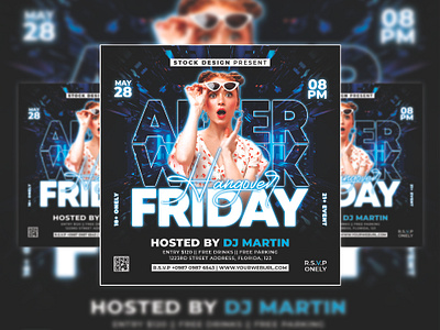 Night Club Party Flyer branding event flyer flyer flyer template graphic design night club party flyer party flyer poster poster design print print design winter party flyer