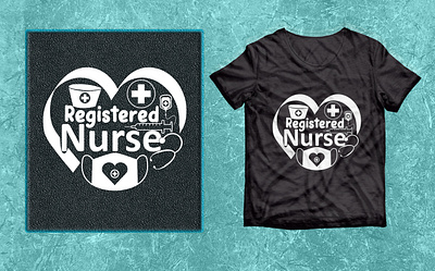 Registered Nurse T-shirt design. 2023 best 2022 branding design graphic design illustration registered nurse t shirt design. svg t shirt vector