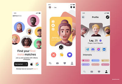 Recreated Messaging Application application design designer figma illustration page social social media ui uiux ux