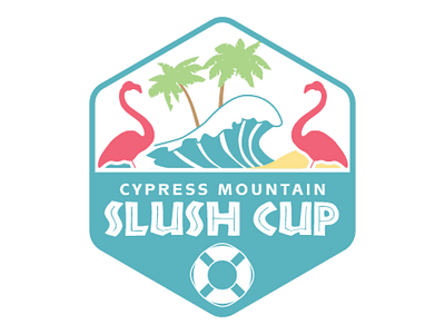 Cypress Mountain Slush Cup / Logo, Poster, Swag, Photos branding graphic design logo photography poster print design swag