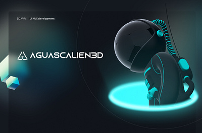 Aguascalien3d branding graphic design ui web design