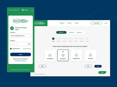 Consumer Immigration App design ui uiux ux
