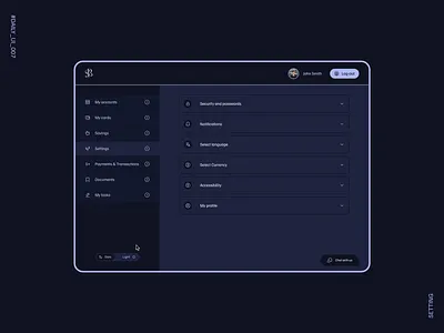 DailyUI 007 - Setting 007 dailyui design graphic design settings design ui ux