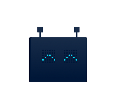 Bot ai blue bot design gif guide help illustration minimal neo robot siri system technology