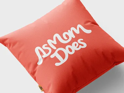 As Mom Does calligraphy design lettering logo typo typogaphy wordmark