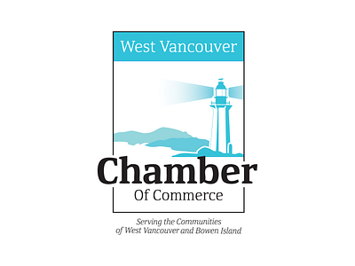 WV & Bowen Island Chamber of Commerce Logo & Pop Up design graphic design logo print design