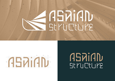 Ashian Building Company logotype graphic design logo