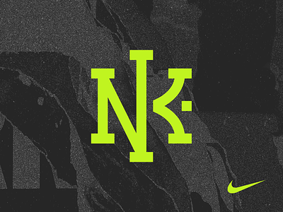 Nike Pickleball - April Fools' Day april fools ben stafford branding design geometric letterform logo mark nike pickle ball pickleball prank sports texture vector