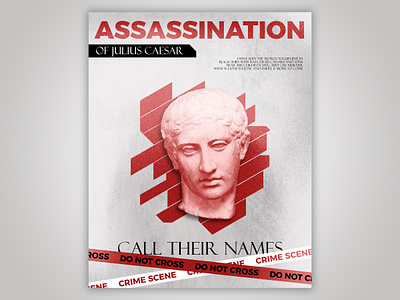 Julius Caesar art caesar graphic design illustration poster rome