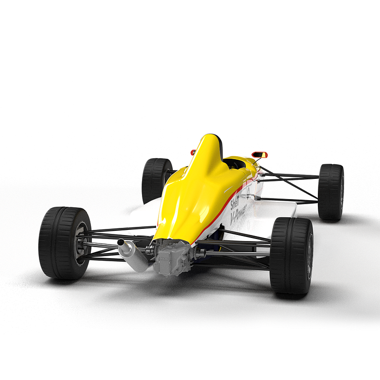 Spectrum Formula Ford 3D model by Mogra on Dribbble
