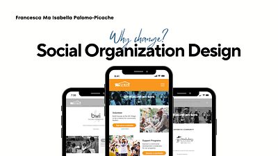 Social Organization Website Redesign design organization social ui user friendly ux website