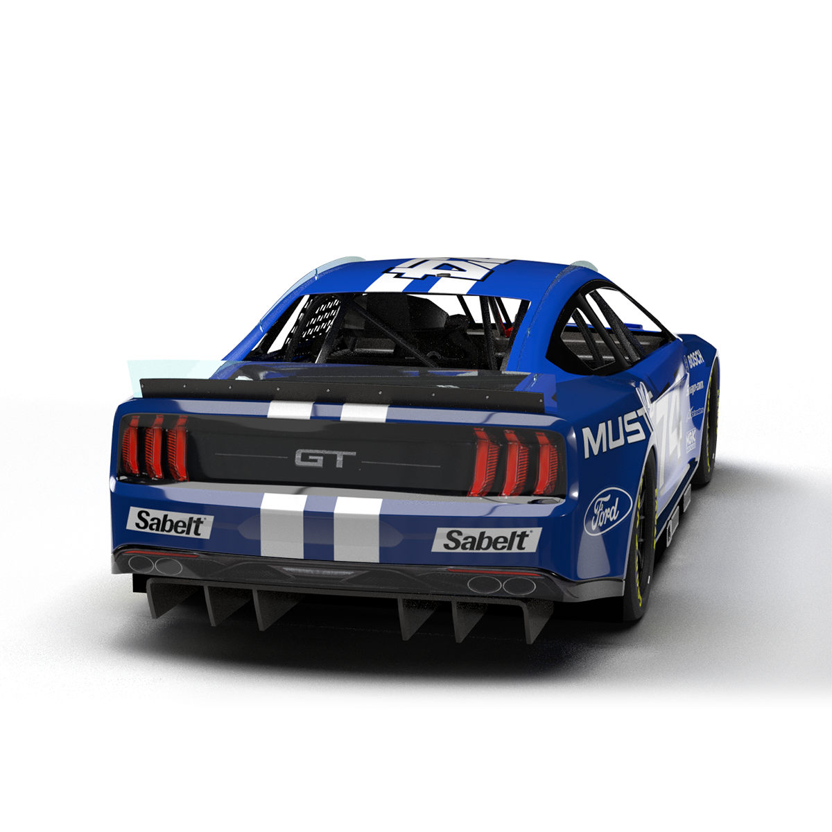 NASCAR Gen 7 Ford Mustang 3D model by Mogra on Dribbble