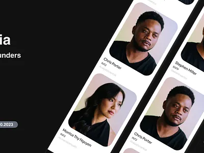 Bia Collective app collective design system founders future mobile ui uxui website