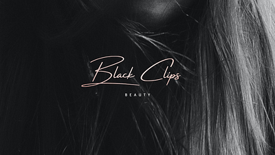 Black Clips Beauty Logo beautylogo branding design fonts graphic design holisticdesign logo logodesign logodesigner logoinspiration typography