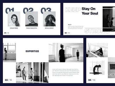 Abstract Deck - Exploration abstract app black design layout pitch deck ui white
