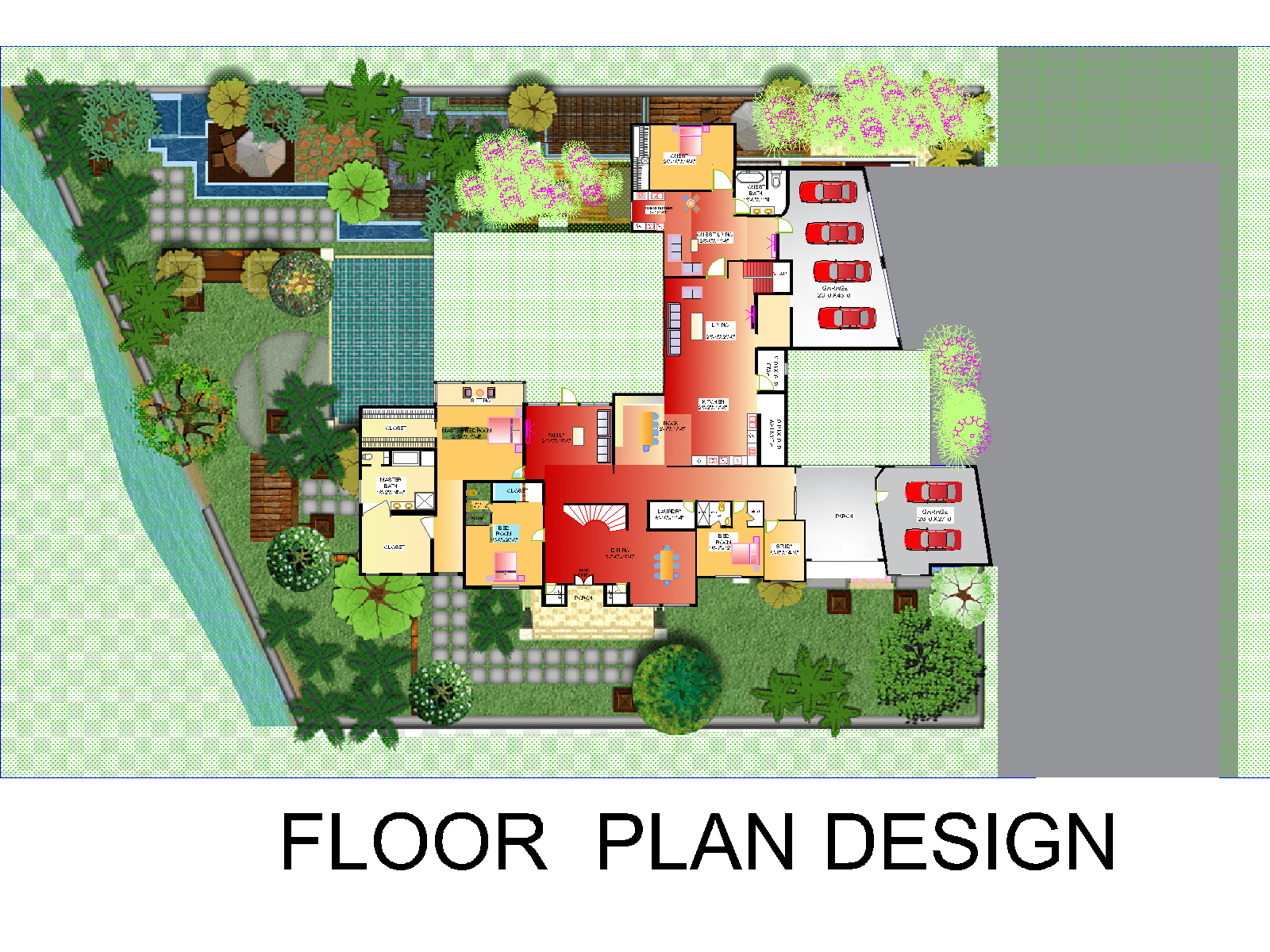 Floor Plan Design In Autocad By Architectural Design On Dribbble