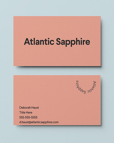 atlantic sapphire brand adobe brand design brand direction branding design graphic design logo vector