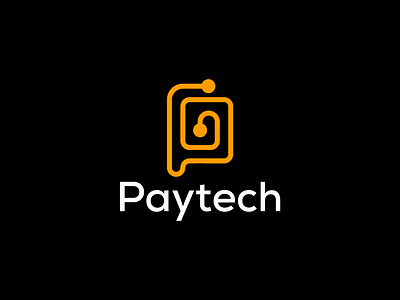 Paytech logo branding creative letter logo logo logo design logo designer logo mark mark minimalist modern monogram p logo pay logo paytech print startup logo tech tech logo typography vector