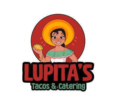 Mascot cartoon logo design | Brand Identity branding cartoon design food graphic design logo mascot mexican minimalist restaurant taco typography vector