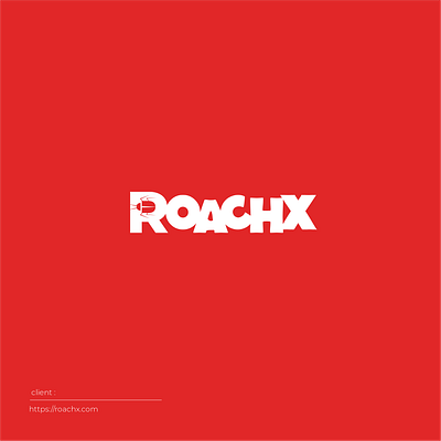 roachx.com bold branding clever design graphic logo strong vector wordmark