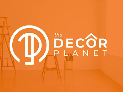 The Decor Planet Logo Design adobe adobe illustrator home decor interior design logo logo design logo designer minimal