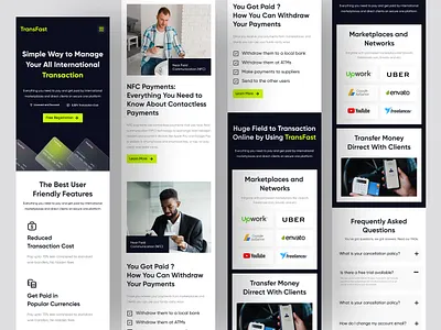 ~ TransFast - Website! 3d animation app branding design designing dribbble graphic design icon illustration logo minimal motion graphics popular trending typography ui ux vector web