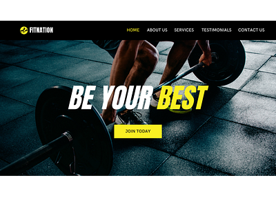 Gym Website branding design graphic design logo ui ux