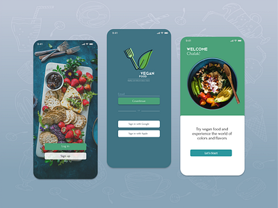Vegan Food Delivery App app foodapp fooddelivery fooddeliveryapp restaurant restaurantapp ui ux