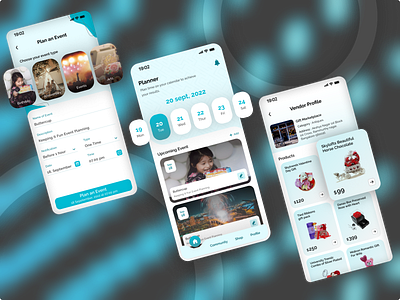 Smart Planner app design mobile ui ux