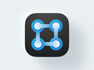 Loop! app blue brand branding design figma gradient icon icons illustration ios ipados logo mac macos mobile noise saas square texture